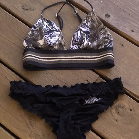 H&M Other - Gorgeous Pattern Olive Green Bikini Mix